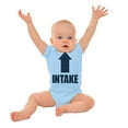 thumbnail image 5 of Intake Arrow Hungry Hangry Funny Romper Boys or Girls Infant Baby Brisco Brands NB, 5 of 7