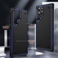 thumbnail image 4 of for Samsung Galaxy S22 Ultra Case, S22 Ultra Case with Self Healing Flexible TPU Screen Protector[2 Pack], Military Grade Dual-Layer Heavy Duty Case for Galaxy S22 Ultra 5G-Blue/Black, 4 of 6