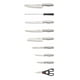 thumbnail image 3 of Juego de bloques de cuchillos Farberware de acero inoxidable estampado, 15 piezas, 3 of 9