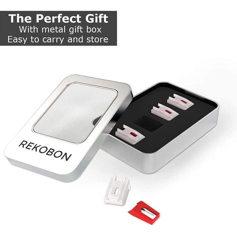 Universal Record Player Needle, 5Pack, for ION Jenson Crosley