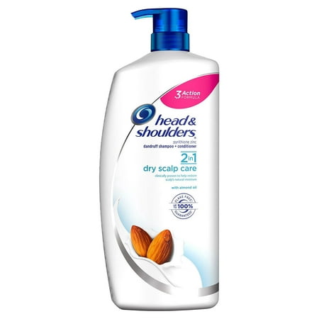 Head & Shoulders 2-in-1 Dry Scalp Care Shampoo & Conditioner, Almond Oil, 43.3 Fl