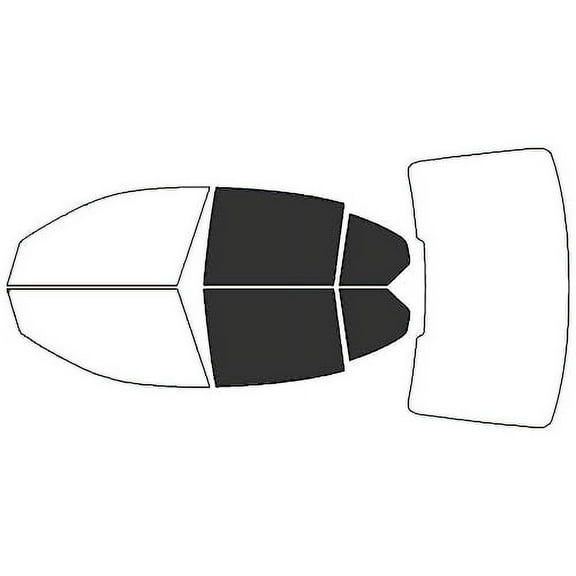 Rvinyl Window Tint Kit Compatible with BMW 3-Series 2019-2025 (Sedan) - Back Precut Kit - 20%