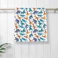 thumbnail image 5 of KLL Block Dinosaur Ultra Absorbent & Soft Hand Towels for Bath, Hand, Face, Gym and Spa-27.5x16in, 5 of 7