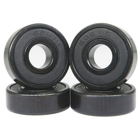 

High-Speed 608RS Hybrid Black Ceramic Bearings Skateboard Bearings