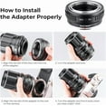 thumbnail image 6 of K&F Concept Lens Mount Adapter Ring M42 42mm Screw to Fuji Fujifilm FX XPro1 X-Pro1 Camera, 6 of 7