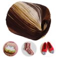 thumbnail image 4 of CHUANK Color Segment Dyed Gradient Brown Cotton Yarn  133M, 4 of 7