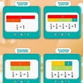 thumbnail image 4 of Educational Math Fraction Learning Toy Interactive Puzzle Game for Kids Manual Score Activity, 4 of 5