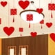 thumbnail image 4 of Corazones De Fieltro, Guirnalda De Corazones Rojos Decoración Romántica Con Aguja Para Enhebrar Para El Día De San Valentín, 4 of 7