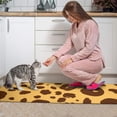 thumbnail image 3 of Yellow and Brown Of Leopard Print Kitchen Rugs Sets Of 2,Anti Fatigue Kitchen Mat Rugs Non Slip Washable,Decorative Kitchen Floor Mats for Kitchen,Sink,Laundry,17"x30"+17"x47", 3 of 7