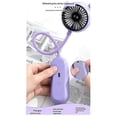 thumbnail image 4 of Neck Fan 300-500mah Battery Operated Neckband Fan Hand-Free Wearable Personal Fan for Hot Flashes Hom, 4 of 5