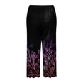thumbnail image 4 of WILLBEST Pantalones Casuales Para Mujer, de Color Liso, Con Bolsillos, Rectos, Sueltos, Elásticos, Para Yoga, Para Uso Diario y Actividad Física, Con Un Elegante Diseño de Contraste de Colores., 4 of 4