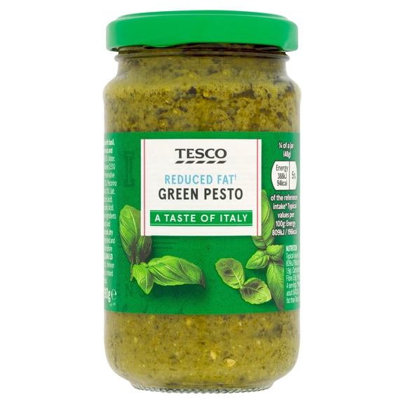Tesco Reduced Fat Green Pesto 190G, Imported from Britain