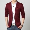 thumbnail image 1 of Traje casual de primavera y otoño para hombre Traje pequeño ajustado para hombre Chaqueta de traje casual para hombre, 1 of 6