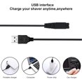 thumbnail image 4 of LINMEI Charging Cable and Solo Replacement Heads Compatible with Microtouch Solo Mens Shaver Electric Trimmer (4 Blades & 1 USB Charger Cable & 2 Clean Brush), 4 of 8