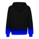 thumbnail image 5 of Sudadera con capucha de manga larga para mujer, informal, con capucha, de poliéster, con bolsillos, blusa estampada a la moda, 5 of 6