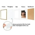 thumbnail image 4 of Americanflat 16x20 Picture Frame with Polished Plexiglass with 11x14 Mat 2 Pack Display Photo Galleria - Gold, 4 of 8