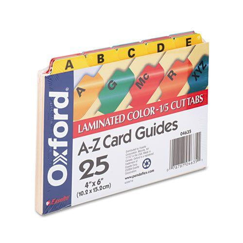 laminated tab index card guides alpha 1 5 tab manila 4 x 6 25 tabbed index cards 4x6