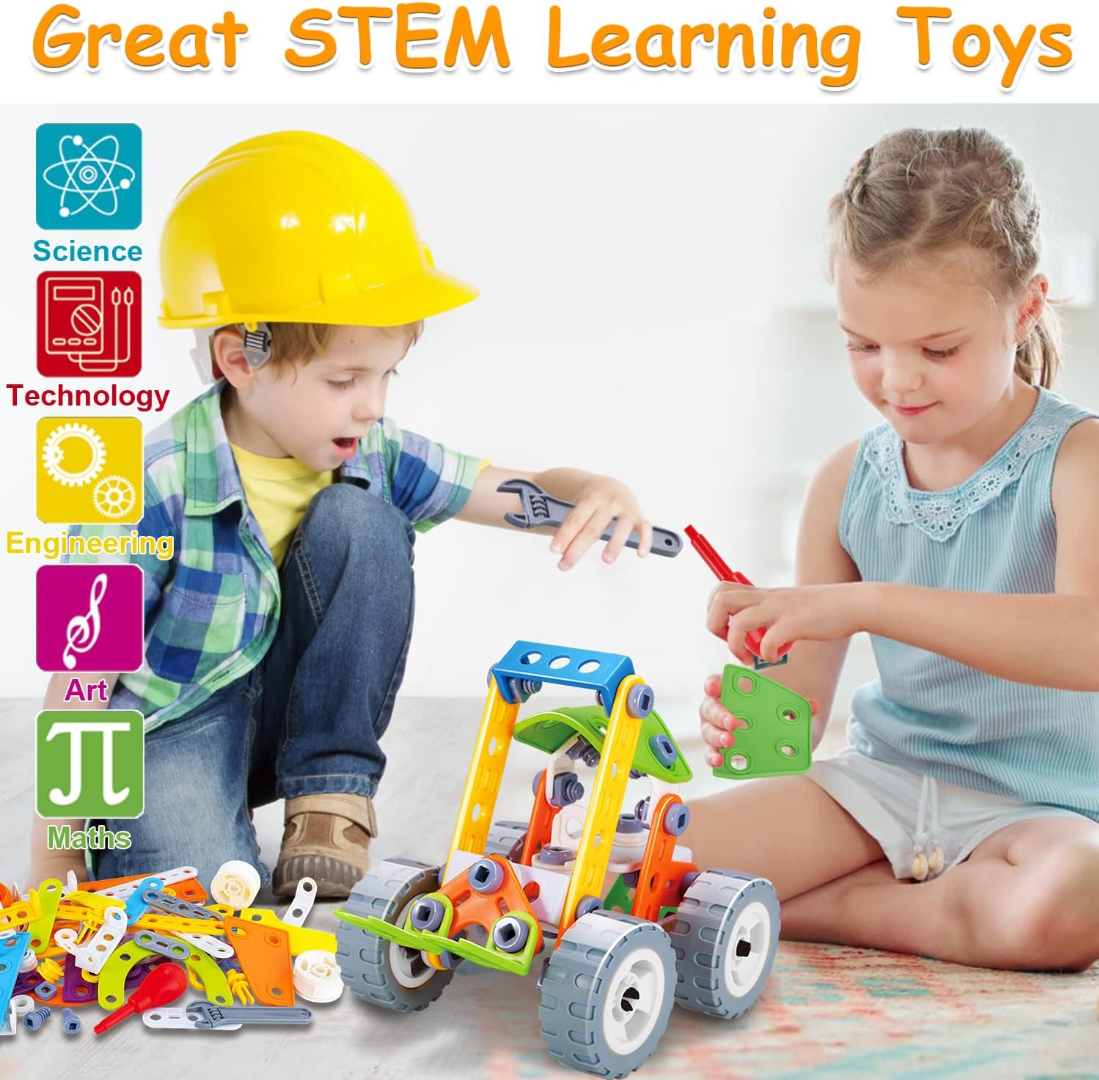 10-in-1 STEM Birthday Gifts: Creative & Educational Building Toy for Kids  Age 4-8, Best for 5-7 Year Old Boys - Walmart.com
