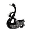 thumbnail image 4 of Lipstore Swan Statues Rack Porcelain Swan Figurine Statue Easy to Clean Elegant Swan Rack, 4 of 8
