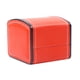 thumbnail image 2 of Caja de reloj negra Salvador Organizador Joyero Cuero Rojo, 2 of 9