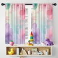 thumbnail image 5 of Blackout Kids Curtains,Soft Floral Watercolor Pattern Childrens Insulated Curtains Set Of 2,Bedroom Essentials,Toddler Room Decor 42"x54", 5 of 5