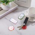 thumbnail image 4 of 6 Pack Shiny Shape Tag Resin Mold Handmade Keychain Silicone Mold For Resin Mold Round Tag Pendant Keychain Mold Tag Mold, 4 of 5
