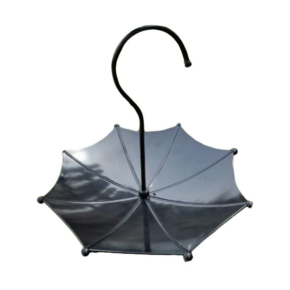 Platform Bird Feeder Umbrella Design Hanging Bird Feeder Weatherproof Bird Feeding Tray for Outdoor Garden Yard Patio