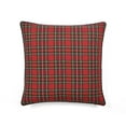 thumbnail image 4 of Lush Decor Holiday Truck Plaid Decorative Pillow Cover Red, 4 of 7
