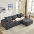 thumbnail image 4 of Kojooin 108" Modular Sectional Sofa - L Shaped Boneless Cloud Couch with 67.5" Chaise, Reversible L/R Facing, No Assembly Required, 4 of 9