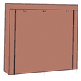 thumbnail image 6 of Tcbosik Shoe Rack with Cover, 7 Tier Shoe Storage Organizer for Closet, Entryway, Hallway, Living Room, Mocha, 6 of 6