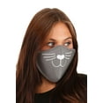 thumbnail image 3 of Adult Cat Face Mask Gray, 3 of 3