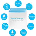 thumbnail image 5 of Lot de 2 Sacs de Voyage Économiseurs d'Espace Réutilisables Sacs de Rangement sous Vide Économisent 75 % d'Espace, s'Enroulent et Se Compressent, Pas Besoin de Machine Ou de Pompe sous Vide, 5 of 5
