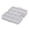 thumbnail image 2 of Caja de almacenamiento vacía para herramientas de arte de uñas con múltiples rejillas caja de plástico para archivos de cabeza de esmalte de uñas JShteea  Cuidado Belleza, 2 of 9