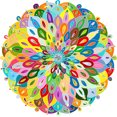 thumbnail image 1 of Rompecabezas HUOGUO Blooming Color 1000 Pieces Challenge, 1 of 5