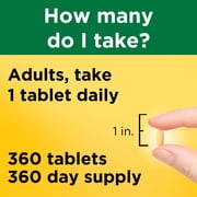 Nature Made Super B Complex with Vitamin C and Folic Acid Tablets, Dietary Supplement, 360 Count