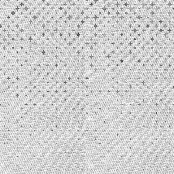 Ahgly Company Machine Washable Indoor Square Transitional Gray Cloud Gray Area Rugs, 6' Square