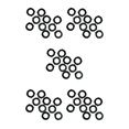 thumbnail image 1 of Justharion 1 Set Water Pipe Gasket Quick Installment Not Easy to Damage Leather Washer Black 5Set, 1 of 6