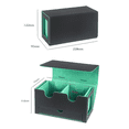 thumbnail image 4 of Portable Game Magnetic Card Storage Box, Drawer Storage Box with Viewing Window,Card Holder for Magic Game Cards Purple, 4 of 8