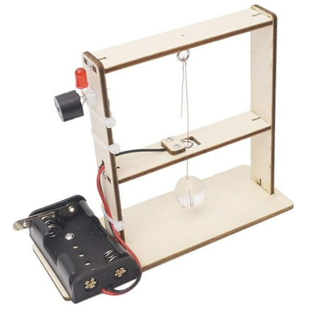 DIY Seismograph Alarm Model Assemble Toy Physics Science Experiments Tool
