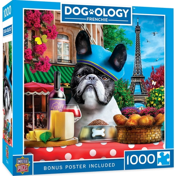 MasterPieces Dogology - Frenchie 1000 Piece Adult Jigsaw Puzzle