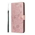 thumbnail image 3 of JTCASES for Samsung Galaxy S22 Ultra 5G 6.8" 2022, Premium PU Leather Magnetic Wallet Case with Card Holder Lanyard Strap Kickstand Embossed Mandala Flower Pattern Cover for Women Girls,Rosegold, 3 of 8