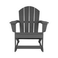thumbnail image 4 of GARDEN Outdoor Adirondack Rocking Chairs for Patio (Set of 4), Gray, 4 of 7