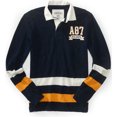 thumbnail image 1 of Aeropostale A87 Jersey Rugby Polo para hombre, azul, grande, 1 of 1