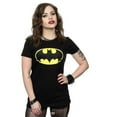 thumbnail image 3 of DC Comics Womens Batman Logo Cotton T-Shirt, 3 of 4