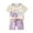 Light Purple, variant on Kids Pajamas Boys Kids Toddler Girls Summer Cartoon Bear Rabbit Lion Prints Cotton Breathable Casual Pajamas Set Toddler Girl Pajamas Pink 6 Months-9 Months