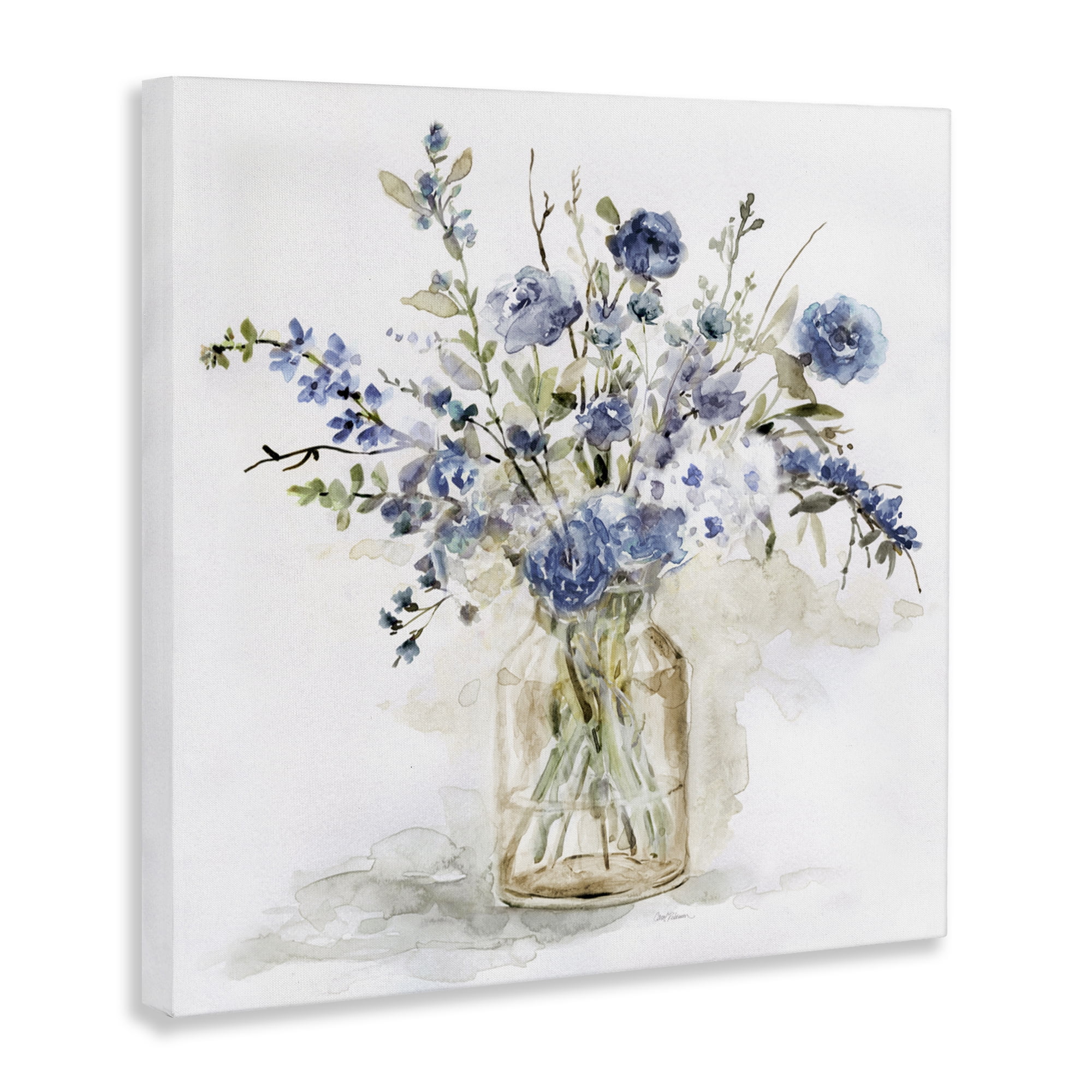 Stupell Industries Spring Floral Dollops Canvas Wall Art, design by Carol Robinson