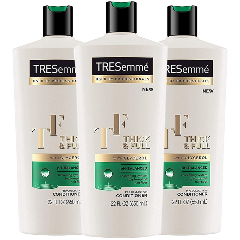 Pack of (3) TRESemme Pro Collection Conditioner Thick Full, 22 Ounce