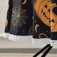 thumbnail image 5 of Round Outdoor Tablecloth 60 Inch Dining Table Cover with Lace Trim & Umbrella Hole for Outside Party Camping Pumpkins Halloween Pattern, 5 of 8