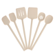 thumbnail image 2 of 6 piezas de silicona de cocina espátula Set No Stick utensilios de cocina raspadores de calor freír hornear remover lavavajillas, 2 of 8