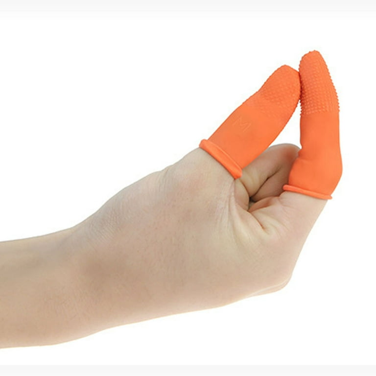 O.WKs. 6-pc Rubber Finger Tips, Asst. (A113896)